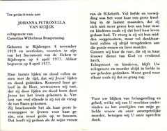Johanna Petronella van Kuijck- Cornelius Wilhelmus Braspenning